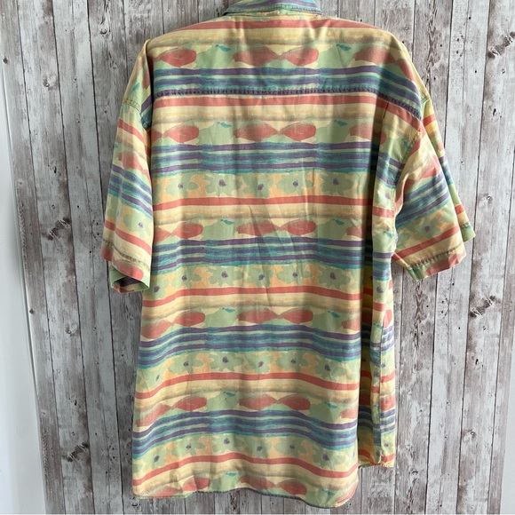 Vintage Western Aztec Button Down XL - Picture 2 of 6
